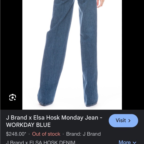 Elsa Hosk J Brand Monday Jean - Picture 3 of 8